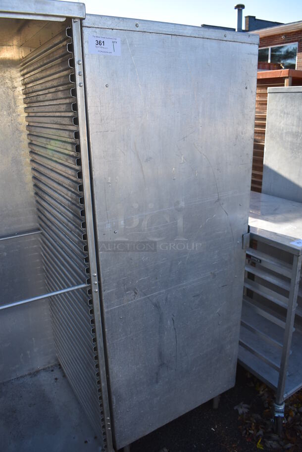 Metal Commercial Enclosed Pan Transport Rack on Commercial Casters. 28x20x69 - Image 4 of 9