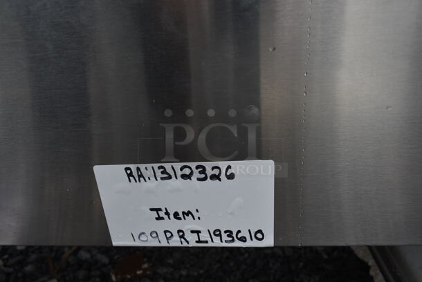 BRAND NEW SCRATCH AND DENT! Advance Tabco 109PRI193610 Prestige Series Stainless Steel Underbar Ice Bin with 10-Circuit Cold Plate - 20" x 36" - Image 5 of 7