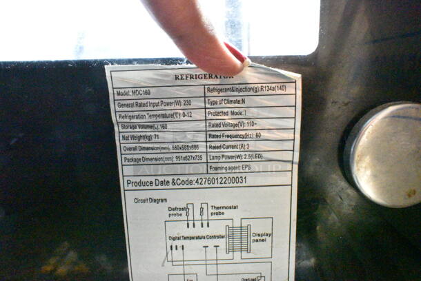 Marchia MDC160 Metal Countertop Bakery Display Case Merchandiser. 110 Volts, 1 Phase. Tested and Working! - Image 3 of 8