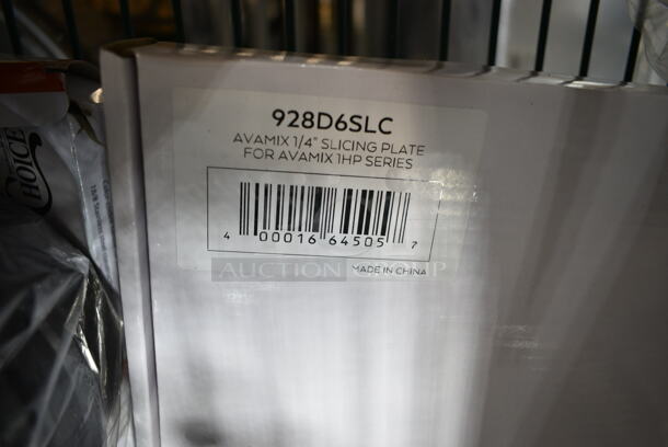3 BRAND NEW SCRATCH AND DENT! Items Including AvaMix Revolution 928D6SLC 1/4" Slicing Disc for 1 hp Food Processors, AvaMix Revolution 928D10SLC 3/8" Slicing Disc for 1 hp Food Processors. 3 Times Your Bid!  - Image 3 of 5
