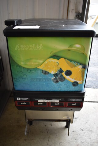 Cornelius QST ELITE 4000 Metal Commercial Countertop 4 Flavor Juice Machine. 115 Volts, 1 Phase. 15x25x33. Tested and Powers On But Does Not Get Cold
