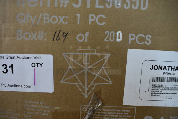 BRAND NEW SCRATCH AND DENT! Jonathan Y HYL9035D Light Fixture - Image 1 of 3