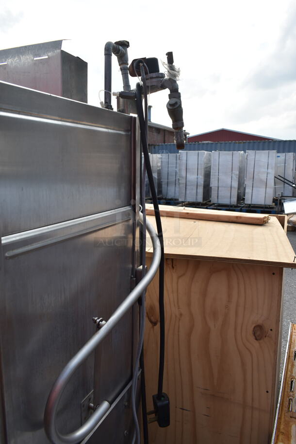 Hobart AM14TC Stainless Steel Commercial Corner Pass Through Dishwasher. 208-240 Volts, 3 Phase.  - Image 2 of 8