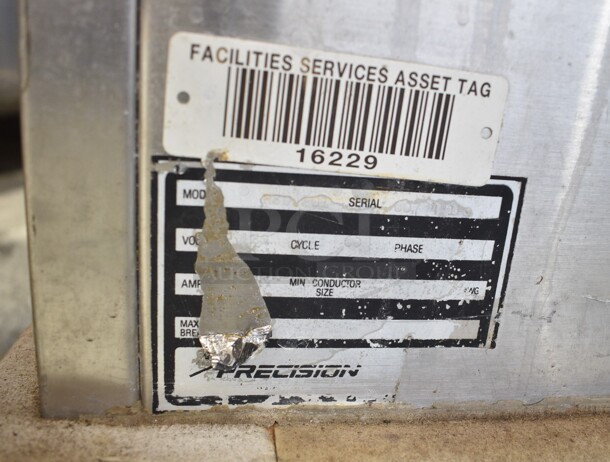 Precision RSU-201 Metal Commercial Heated Holding Cabinet on Commercial Casters. 120 Volts, 1 Phase. Tested and Working! - Image 9 of 9