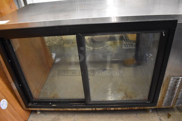 Silver King SKDC48 Stainless Steel Commercial 2 Door Cooler Merchandiser. 115 Volts, 1 Phase. 48x23x30. Tested and Working! - Image 3 of 7