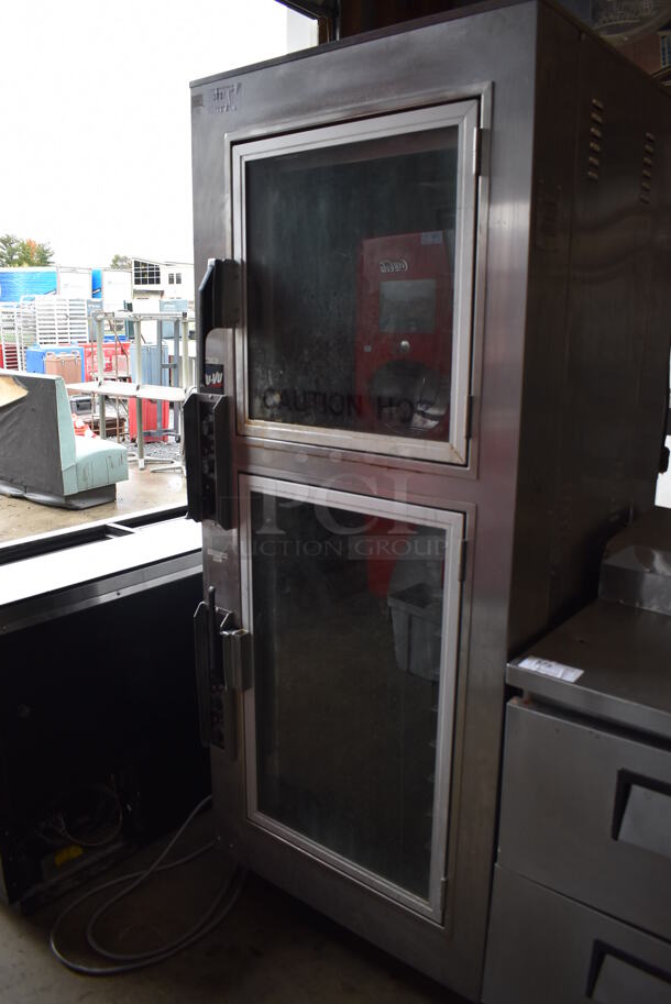 Nu Vu UB-5/10 Stainless Steel Commercial Electric Powered Oven Proofer on Commercial Casters. 208 Volts, 3 Phase. 32.5x36x79 - Image 3 of 7