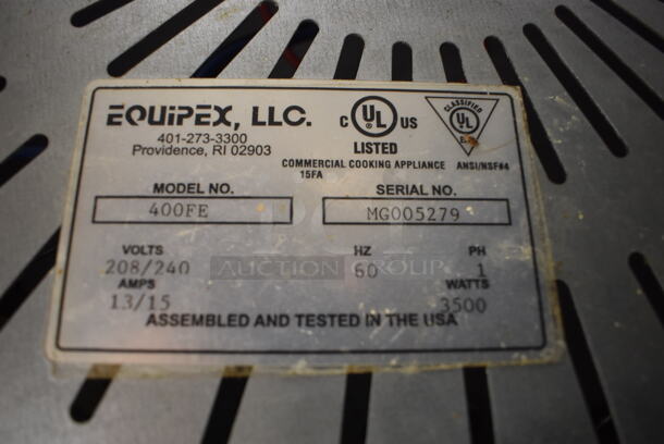 Equipex 400FE Stainless Steel Commercial Countertop Crepe Maker. 208/240 Volts. 16x17.5x7 - Image 4 of 4