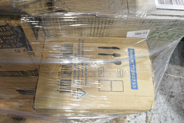 22 BRAND NEW Boxes Including 128HD8COMBO ChoiceHD 8 oz. Microwavable Translucent Plastic Deli Container and Lid Combo Pack - 240/Case, Dart 85MFPPHT3 ProPlanet 8 5/16" x 8" x 3" White Mineral-Filled 3 Compartment Hinged Lid Takeout Container, 612P558 Choice 8" Clear Round Plastic Dome Lid - 500/Case. 22 Times Your Bid!  - Image 11 of 12