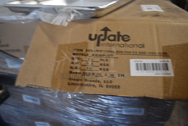 18 Boxes of 12 BRAND NEW! Update Metal Half Size Baking Pans. 13x18x1. 18 Times Your Bid! - Image 4 of 5