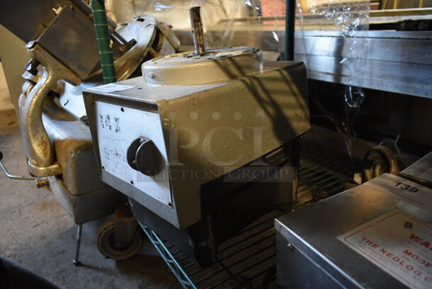Robot Coupe R4X Metal Commercial Countertop Food Processor Base. Tested and Does Not Power On - Image 4 of 6