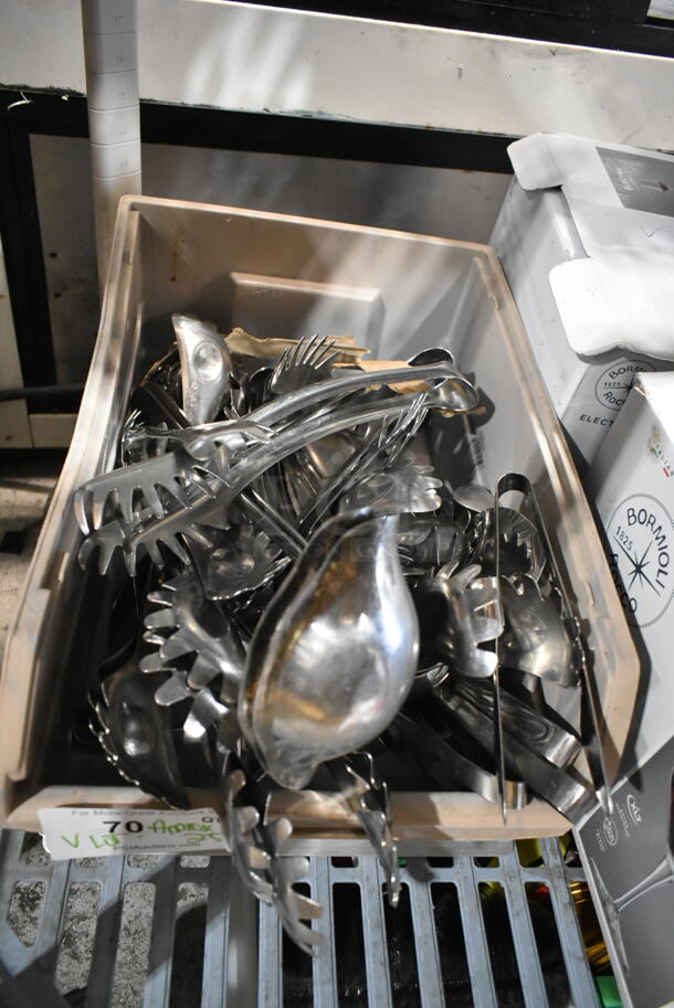 ALL ONE MONEY! Lot of Various Items Including Utensils in Bin - Image 3 of 3