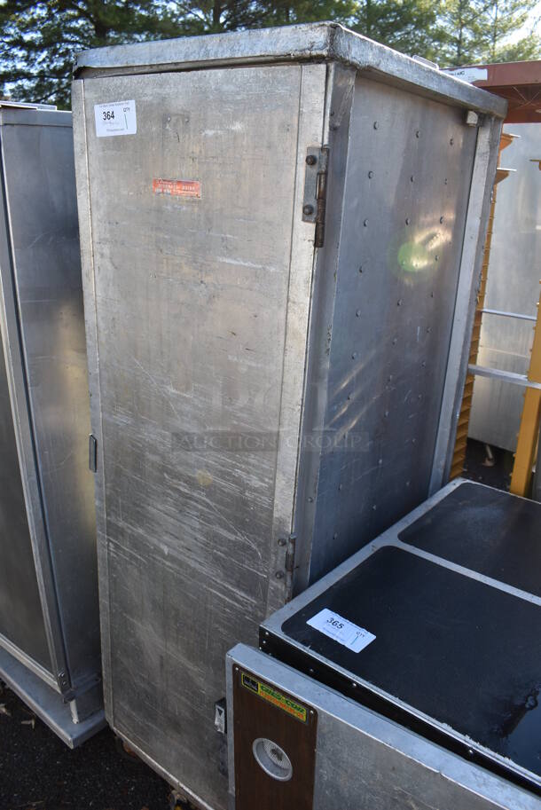 Metal Commercial Enclosed Pan Transport Rack on Commercial Casters. 22x27x66 - Image 3 of 6