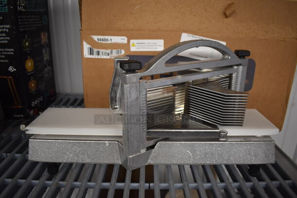 BRAND NEW IN BOX! Nemco 56600-1 3/16" Metal Commercial Countertop Easy Tomato Slicer. 19x7x9.5 - Image 1 of 5