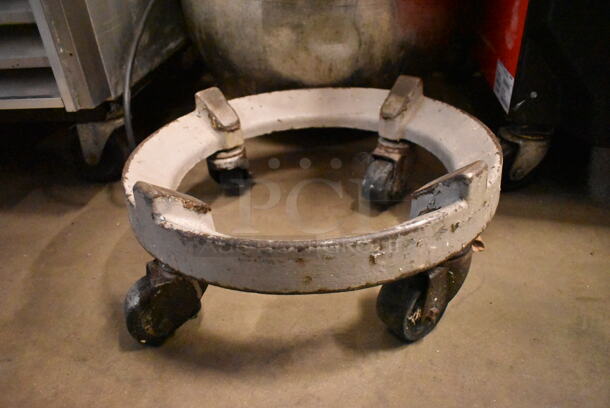 2 Metal Mixing Bowls w/ 1 Mixing Bowl Dolly. Bowls are Stuck Together. 2 Times Your Bid! - Image 3 of 4