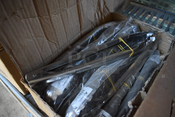 11 BRAND NEW IN BOX! Adcraft XHT-12 Metal Tongs. 11.5