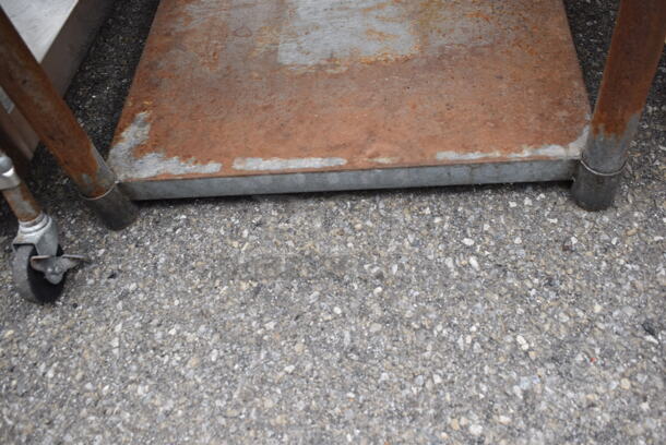 Stainless Steel Table w/ Metal Under Shelf. - Image 2 of 2