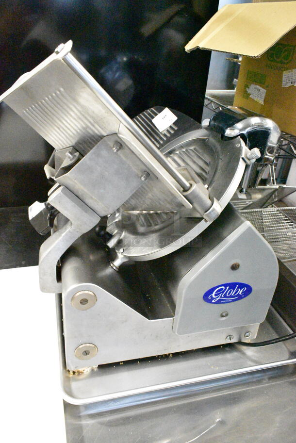 Globe 3600 Stainless Steel Commercial Countertop Meat Slicer w/ Blade Sharpener. 115 Volts, 1 Phase. Tested and Working! - Image 2 of 8