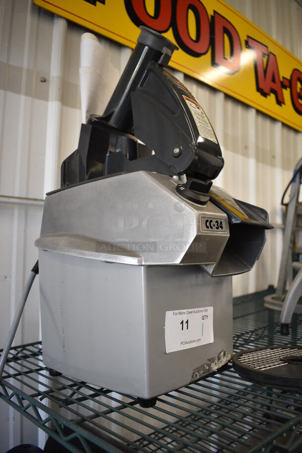 Hallde CC-34 Stainless Steel Commercial Countertop Food Processor w/ Blade. 120 Volts, 1 Phase. 12x16x23. Tested and Working! - Image 5 of 7