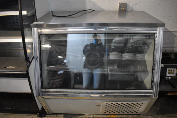 Leader Model CDL48 Stainless Steel Commercial Floor Style Deli Display Case Merchandiser. 115 Volts, 1 Phase. 48x33x45. Tested and Working! - Image 1 of 5