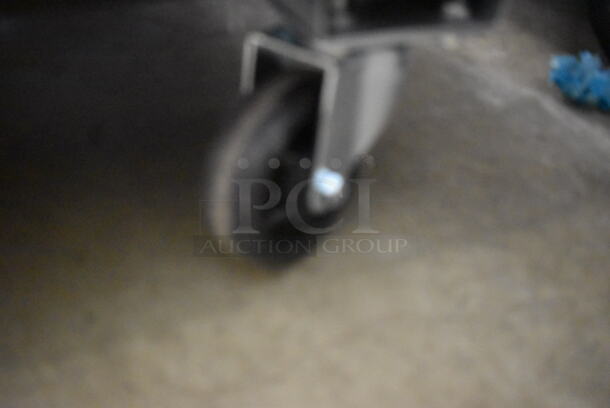 SCRATCH AND DENT! Avantco GDC-49F-HC 53" Black Swing Glass Door Merchandiser Freezer with LED Lighting on Commercial Casters 115 Volt 1 Phase. Tested and Does Not Power On - Image 8 of 8