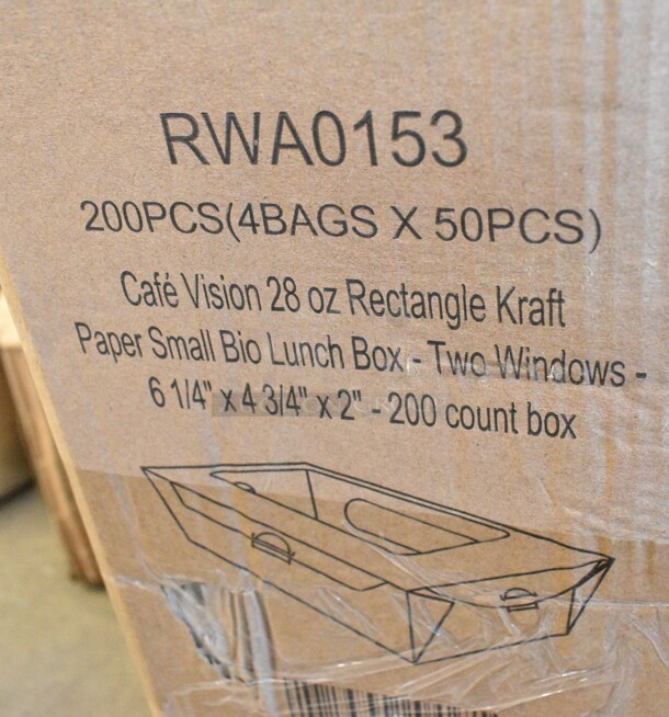 2 BRAND NEW SCRATCH AND DENT! Items Including Greenlee 4437 Measuring/Pulling Tape and RWA0153 28 oz Rectangle Kraft Paper Small Bio Lunch Box - Two Windows. 2 Times Your Bid!  - Image 6 of 6