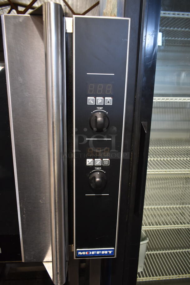 Moffat Turbofan Stainless Steel Commercial Electric Powered Half Size Oven w/ View Through Door and Lower Pan Rack. 208-240 Volts, 1 Phase. - Image 3 of 5