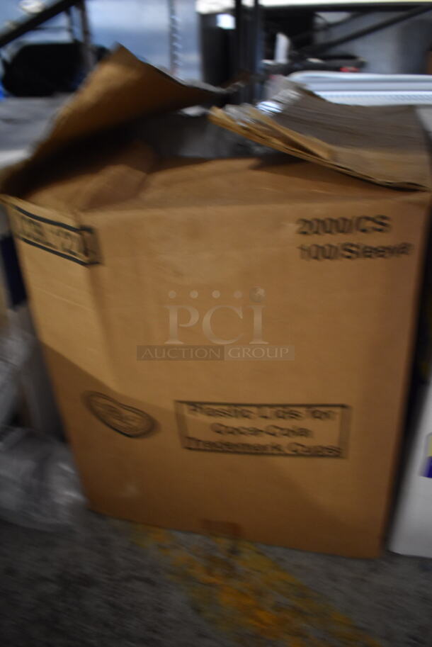 ALL ONE MONEY! Lot of Various Items Under Table Including Plastic Lids - Image 4 of 8