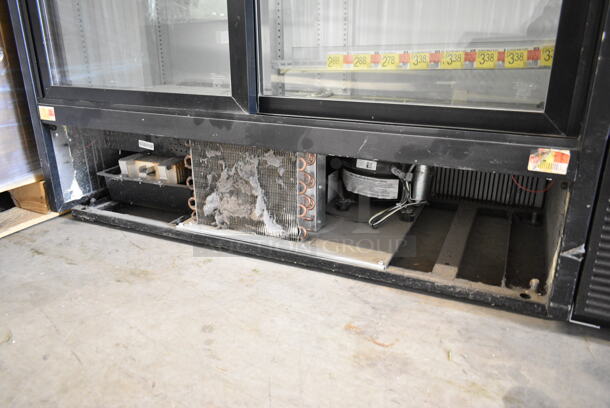 2016 True GDM-41SL-48-HC-LD Metal Commercial 2 Door Reach In Cooler Merchandiser w/ Poly Coated Racks. 115 Volts, 1 Phase. Tested and Powers On But Temps at 56 Degrees - Image 2 of 5