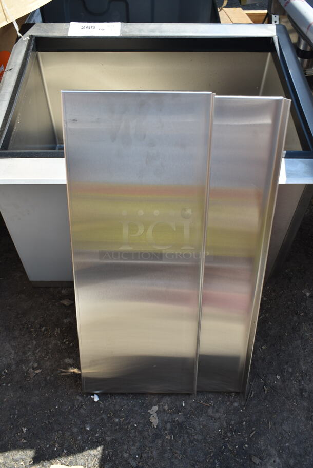 Stainless Steel Commercial Drop In Ice Bin w/ Lid. - Image 5 of 6
