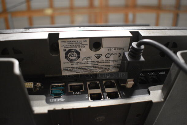 3 NCR 15" POS Monitors w/ Credit Card Strip Reader. 3 Times Your Bid! - Image 5 of 5