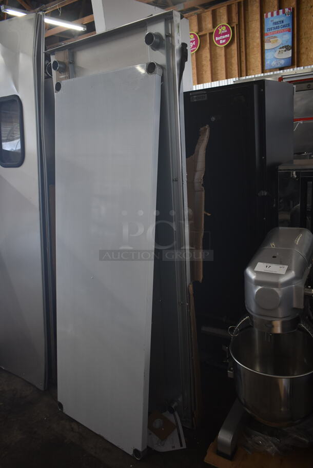BRAND NEW SCRATCH AND DENT! Regency 600ES3072G 16-Gauge Stainless Steel Commercial Work Table with 4" Backsplash and Undershelf. Stock Picture Used as Gallery. - Image 5 of 7