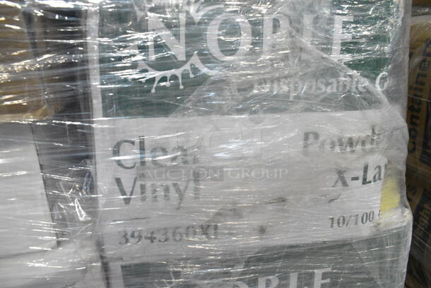 36 BRAND NEW Boxes Including 5008DWALLC Choice 8 oz. Tall Coffee Break Print Smooth Double Wall Paper Hot Cup - 500/Case, 346WSNSM Choice Medium Weight White Wrapped Plastic Spork, Straw, and Napkin Kit - 1000/Case, 500MF963B16 Choice 9" x 6" 1-Compartment Microwaveable Black Mineral-Filled Plastic Hinged Take-Out Container, 130BKFKNSPH Choice Black Heavy Weight Wrapped Plastic Fork and Knife Cutlery Pack with Napkin and Salt and Pepper Packets - 250/Case, 500CC12 Choice Clear PET Customizable Plastic Cold Cup - 12 oz. - 1000/Case, 500TW7 Choice 7 oz. Translucent Thin Wall Plastic Cold Cup - 2500/Case, 130SCB048FL Visions Clear PET Plastic Flat Lid for 24, 32, and 48 oz. Square Bowls - 300/Case, 127RD8BULK Choice 8 oz. Customizable Microwavable Translucent Round Deli Container - 500/Case, 795PTOWHT4 Choice White Microwavable Folded Paper #4 Take-Out Container 7 3/4" x 5 1/2" x 3 1/2" - 160/Case. 36 Times Your Bid!  - Image 9 of 12