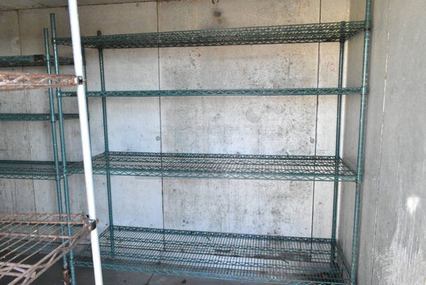 ALL ONE MONEY! Lot of Various Wire Shelving Units! BUYER MUST DISMANTLE. PCI CANNOT DISMANTLE FOR SHIPPING. PLEASE CONSIDER FREIGHT CHARGES. - Image 2 of 6