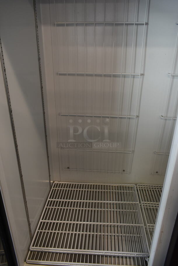 Master-Bilt MBGFP74-HG Metal Commercial 3 Door Reach In Freezer Merchandiser w/ Poly Coated Racks. 115/208-230 Volts, 1 Phase. Tested and Working! - Image 6 of 12