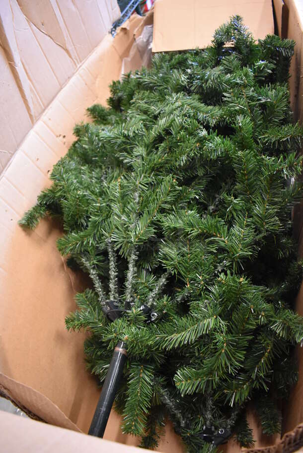 ALL ONE MONEY! Lot of 2 Boxes of Fake Christmas Trees - Image 6 of 9