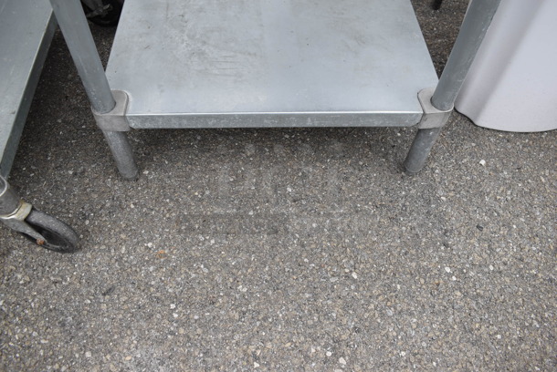 Stainless Steel Table w/ Metal Under Shelf. - Image 2 of 2