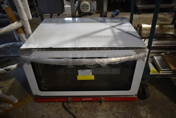 BRAND NEW SCRATCH AND DENT! Avantco 177CO38M Stainless Steel Commercial Full Size Countertop Convection Oven, 4.4 cu. ft. 208/240 Volts.  - Image 1 of 4