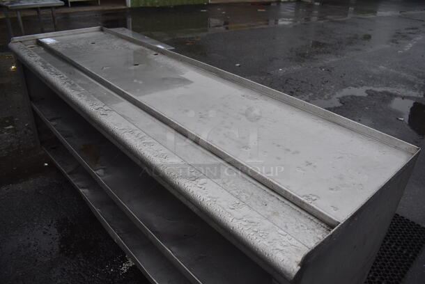 Stainless Steel Commercial Soda Station w/ 2 Under Shelves. 84x25x37 - Image 2 of 4