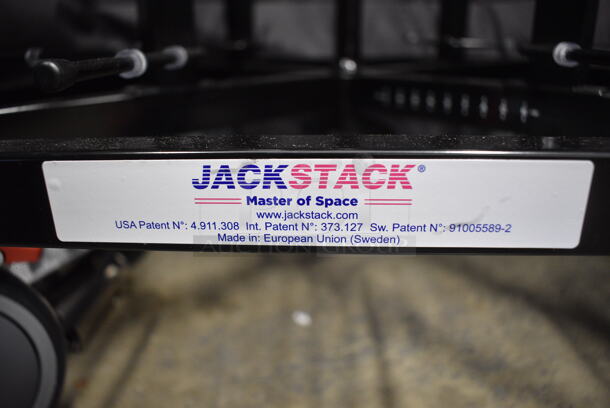 BRAND NEW SCRATCH AND DENT! Jack Stack 88-Plate Mobile Plate Rack JS088 w/ JackStack JS104TC 63" Thermal Cover  - Image 5 of 5