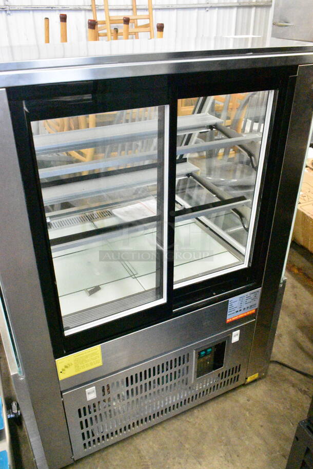 Spartan BCB48-36 Stainless Steel Commercial Floor Style Deli Display Case Merchandiser. 110 Volts, 1 Phase. Tested and Working! - Image 3 of 8