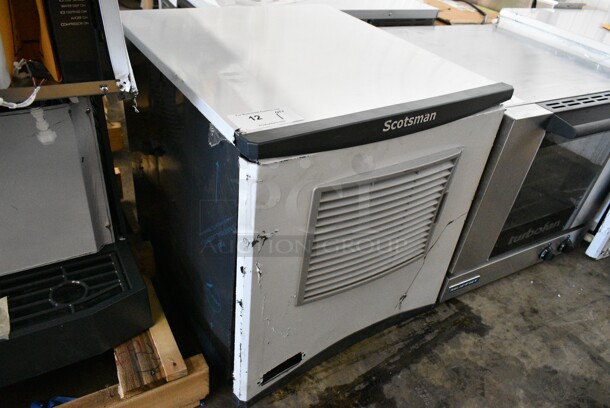 BRAND NEW SCRATCH AND DENT! 2024 Scotsman NS0422A-1B Stainless Steel Prodigy Plus Series 22" Nugget Ice Machine - 420 lb. 115 Volts, 1 Phase.  - Image 3 of 7