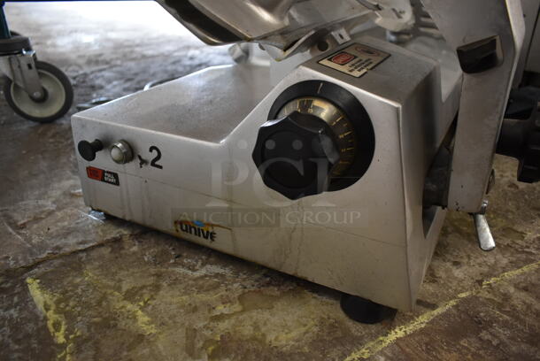 Univex 8512 Stainless Steel Commercial Countertop Automatic Meat Slicer w/ Blade Sharpener. 115 Volts, 1 Phase. Tested and Working! - Image 6 of 8