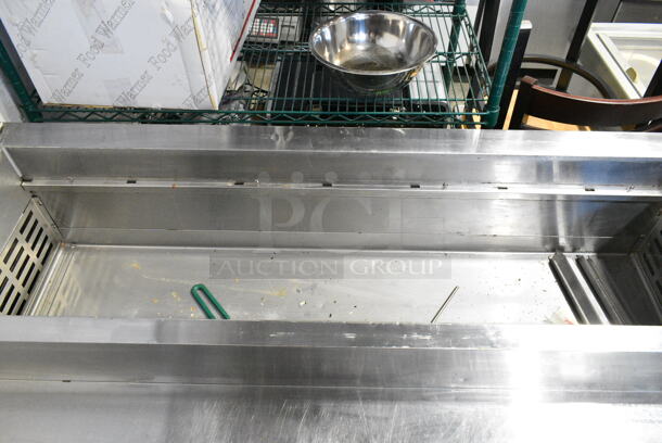 2023 Avantco 178SSPPT260 Stainless Steel Commercial Pizza Prep Table on Commercial Casters. 115 Volts, 1 Phase. Tested and Working! - Image 4 of 10