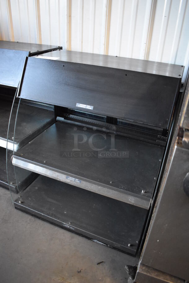 Metal Commercial Countertop Heated 2 Tier Display Case Merchandiser. 26x21x28.5. Cannot Test Due To Plug Style - Image 3 of 5