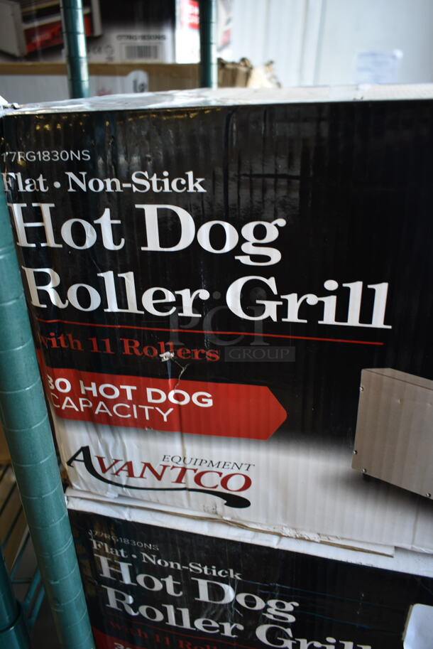 BRAND NEW SCRATCH AND DENT! 2023 Avantco 177RG1830NS Stainless Steel Commercial Countertop Hot Dog Roller. 120 Volts, 1 Phase. Tested and Working! - Image 6 of 6