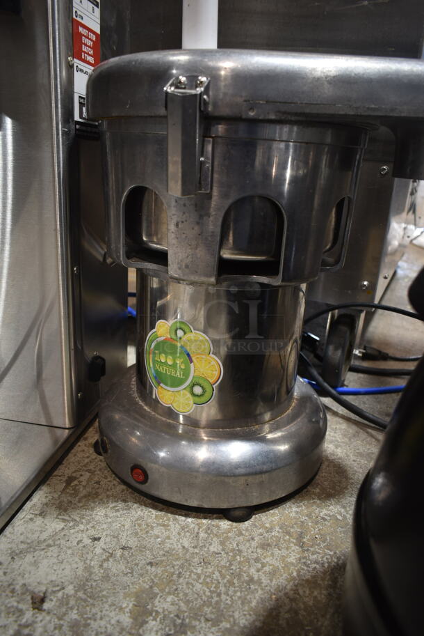 L&J Restaurant WF-A2000 Stainless Steel Commercial Countertop Citrus Juicer. 110 Volts, 1 Phase. Tested and Working! - Image 2 of 5