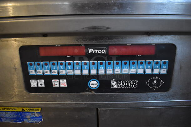 2013 Pitco Frialator DD 24R UFM Stainless Steel Commercial Natural Gas Powered Donut Fryer w/ Grease Trap. 72,000 BTU. 29x43x56 - Image 6 of 8