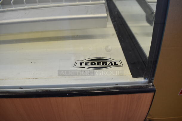 Federal Metal Commercial Floor Style Dry Display Case Merchandiser. 36x34x42 - Image 6 of 6
