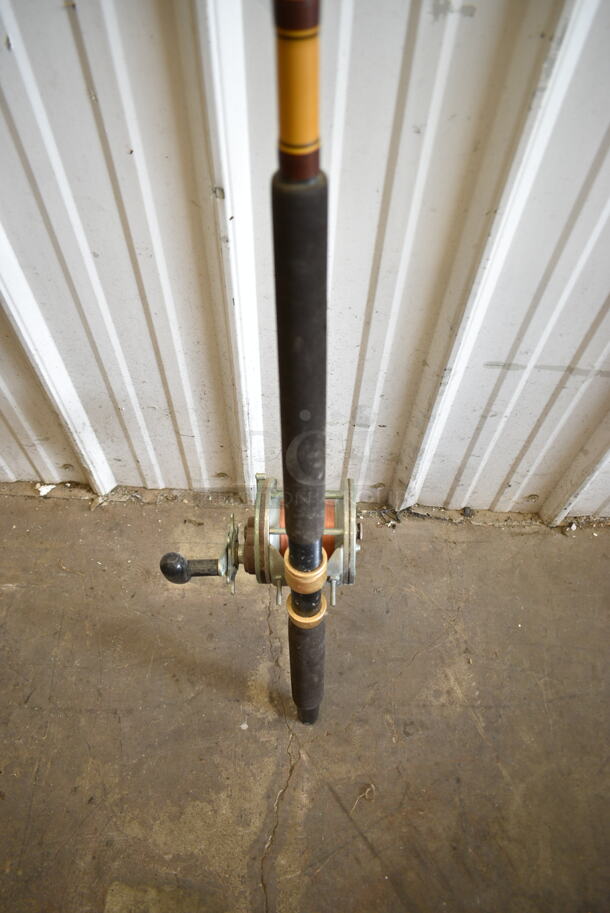 Fenwick Pacific Stik Fenglass 785-ST Fishing Rod w/ Senator Penn Reel.  - Image 9 of 12