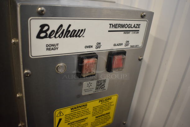 Belshaw Adamatic TG-50 Stainless Steel Commercial Floor Style Thermoglaze Icing Machine on Commercial Casters. 208 Volts, 1 Phase. 61x34x54.5 - Image 6 of 8